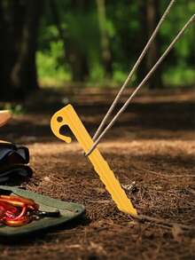 Ground Pegs, Picnic Mat Wind Anchor Nails, Outdoor Travel Beach Mat Camping Anchor Nails, Anchor Nails, Camping Tent Wind Sand Beach Nails, Tent Accessories - Multicolor - View 5