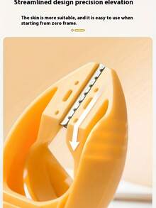 1/2pcs Multi-Functional Garlic Peeler, Garlic Clove Peeling Tool, Manual Garlic Peeler, Double-Ended Manual Kitchen Tool, Easy Peeling Without Hurting Hands, Suitable For Home Kitchen, Plastic Design, Suitable For Hand Use, Perfect For Home Cooking - Multicolor - View 4
