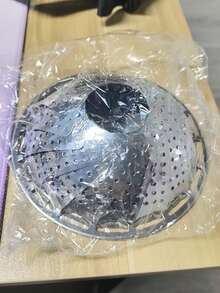 1个可伸缩不锈钢蒸笼，蔬菜可折叠蒸煮内胆，适用于蒸煮食物、海鲜等。 - 彩色 - 查看 11
