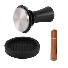 Coffee Espresso Tamper 51mm With WDT Tool Calibrated Spring Loaded, With Silicone Mat, For Espresso Coffee Machine - Multicolor - View 10