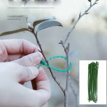 Reusable Garden Twine Ties - Adjustable Nylon Straps For Plant Support, Vines And Shrub Organizing - Essential Gardening Tool - Plant Fixing Clips - View 7