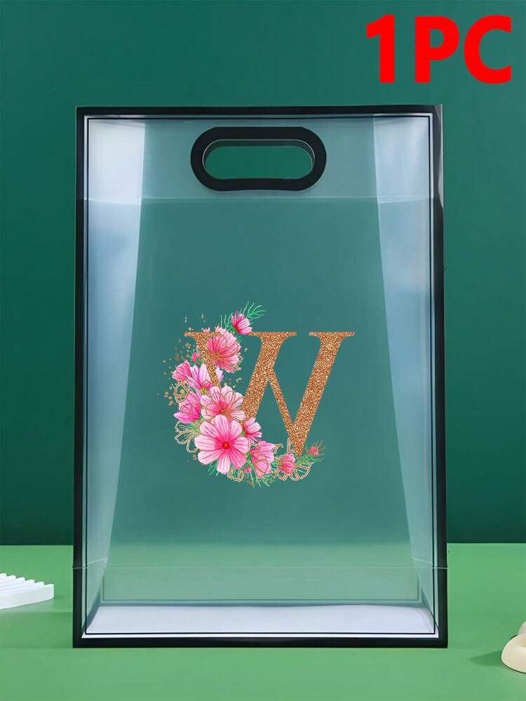 20个装 - 1个可重复使用的透明PVC礼品袋，带提手 - 适用于婚礼、生日和节日，多用途包装收纳袋 - 透明 - 查看 25