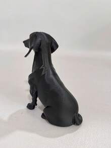 1件创意黑色腊肠犬雕塑摆件,适合家居装饰和派对礼物,可爱动物工艺品,房间装饰,办公桌摆件,节日礼物,圣诞节,客厅酒吧咖啡厅装饰,教室奖励,斋月开斋节,新年,情人节,感恩节,万圣节,复活节,无需电池 - A - 查看 4