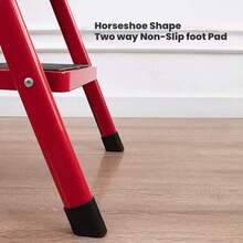 Folding Step Ladder Anti-Slip Household Foldable Ladder With Safety Step Stool - A - View 3