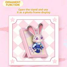 MINISO Zootopia 3D Photo Frame Desk Decor Blind Box - Adorable 3D PVC Figurine, Random Animated Character, Suitable For Desk Display In Study Or Office, Perfect Fashionable Holiday Gift - Multicolor - View 7