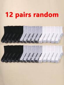 24 Paar Kinder Crew Socken, Kinder Sport Socken, hohe Elastizität, Laufsocken, geeignet für Jungen und Mädchen Alltagskleidung, schwarz, weiß und grau, geeignet für Outdoor-Reisen und Alltagskleidung, Jungen und Mädchen Socken, geeignet für 1-16 Jahre alte Mädchen Geburtstagsgeschenk, geeignet für verschiedene Feste, geeignet für alle Jahreszeiten, atmungsaktiv, weich und bequem - Verschiedenfarbig - Übersicht 11