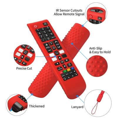 Funda protectora para controles remotos , compatible con BN59-01301A, BN59-01315A, BN59-01199F, AA59-00666A, AA59-00741A, BN59-01289 y talla grande (control remoto no incluido)