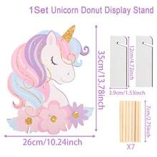 1 Bộ Giá Trưng Bày Bánh Donut Hình Kỳ Lân, Giá Trưng Bày Bánh Donut Hình Kỳ Lân Thích Hợp Cho Tiệc Sinh Nhật, Đám Cưới, Tiệc Tiết Lộ Giới Tính, Trang Trí Bàn Tiệc, Giá Trưng Bày Bánh Donut Tại Nhà, Giá Phục Vụ Thức Ăn Tiệc, Giá Trưng Bày Bánh Donut, Giá Nấu Ăn Tiệc Tiết Lộ Giới Tính Cho Bé, Trang Trí Tiệc Cho Bé - kỳ lân - Xem 12
