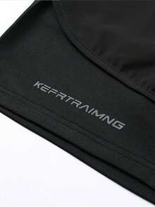 3pcs Men's Spring/Summer Drawstring Waist 2 In 1 Casual Sports Shorts, Suitable For Hiking & Cycling - Black - View 8