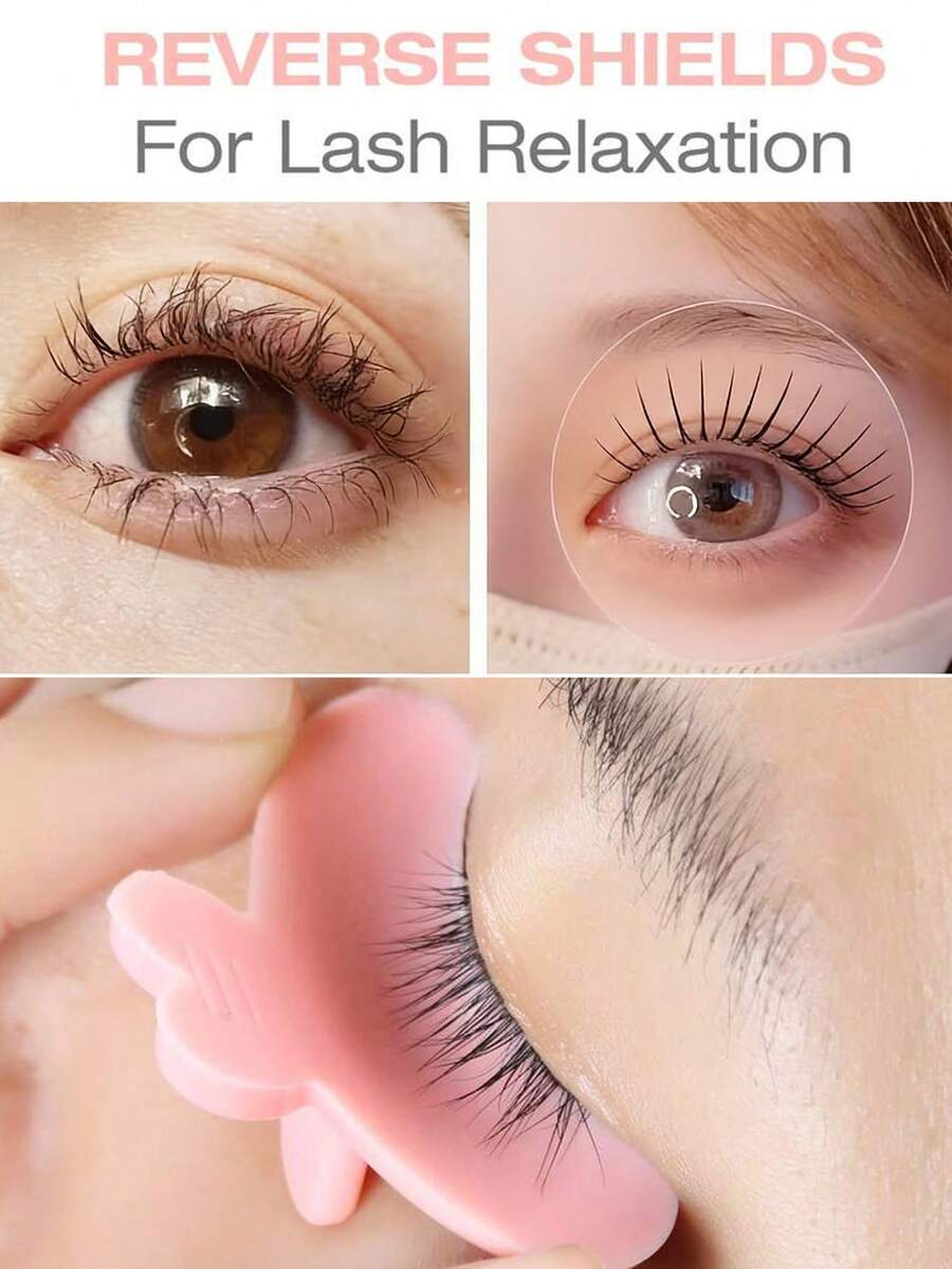 1pc Reusable Eyelash Curler Pad, Non-Slip & Anti-Fall Eyelash Curler Suitable For Eyelash Tinting/Lifting, Comes With Eyelash Extension Curling Rod - Multicolor - View 1