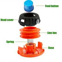 M10*1.25 Replacement New String Trimmer Head For Brush Cutter - Cut Grass Head (small Groove P25) - View 8