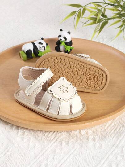 1 đôi dép xăng đan thời trang đa năng thoáng khí chống trượt cho bé gái, thích hợp cho bé gái từ 0-1 tuổi đang tập đi, giày trẻ sơ sinh, thích hợp cho mùa xuân, thu và hè.