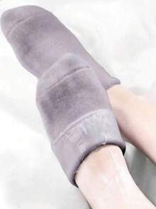 2/1 Pair Reusable Gel Moisturizing Foot Socks - Soft Nourishing Socks, Foot Care Socks, Easy To Clean Lightweight Design, Suitable For Home Foot Care, Cracked Heels And Softening Rough Skin - Multicolor - View 2