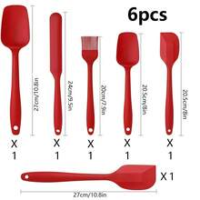 Bộ dụng cụ nhà bếp bằng silicon 18 món/3 bộ, bao gồm cọ phết, thìa, muỗng, chống dính, chịu nhiệt, dùng để nấu nướng. - Xem 15