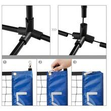 Badminton Net - Blue-black - View 6