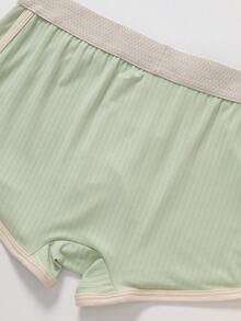 2pcs Men's Plus Size Boxer Briefs, Made Of Milk Silk Fabric, Breathable, Comfortable, And Shipped In Random Colors. - Multicolor - View 10