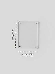Khung ảnh mini acrylic từ tính, giá đỡ ảnh trong suốt cho ảnh 3 inch và ảnh thẻ Kpop, khung ảnh treo tường tự làm và trang trí nam châm tủ lạnh, giá trưng bày không cần khoan cho nhà và văn phòng. - Nhiều màu - Xem 7