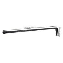 Curtain Window Rods - Siyah 1 adet - Görünüm 3