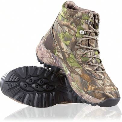Waterproof Camo Hunting Shoes Lightweight Tactical Boots For Men