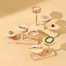 Estante de exhibición de madera multicapa, estante de exhibición decorativo, adecuado para adornos, maceteros pequeños, coleccionables, oficina en casa - medio alto 3 - Ver 6