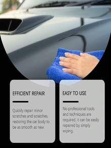 Homonth Kem sửa chữa vết xước xe hơi, lớp phủ đánh bóng bảo dưỡng vết xước sơn, nhanh chóng sửa chữa các vết xước nhẹ, khôi phục bề mặt thân xe về trạng thái mịn màng và như mới. - A - Xem 6