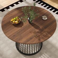 Dining Tables - Black White + MDF+Metal - View 3