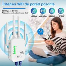 1pieza/2 piezas/4 piezas 1200mbps Repetidor Amplificador de Señal WiFi, Enrutador Extensor Repetidor WiFi Inalámbrico para Cobertura de Red de Larga Distancia - Tipo de Enchufe A USA (110-127V) - Ver 4
