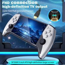 5-Inch IPS High Definition Retro Handheld Game Console SF3500, Supports Multiple Systems, With FHD Interface And Dual-Core Processor - View 3