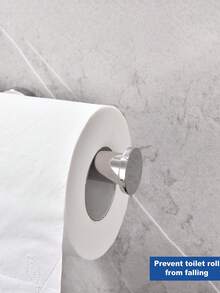 Stainless Steel Tissue Paper Holder, Bathroom Toilet Paper Rack, Adhesive Tissue Dispenser, Bathroom Roll Paper Holder - View 7
