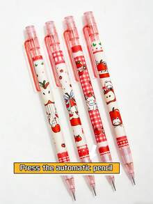 Bộ 4 bút chì cơ tự động có tẩy, ngòi 0.5mm, bền, đồ dùng học tập, quà tặng tựu trường, quà tặng tiệc tùng, quà tặng học sinh. - Nhiều màu - Xem 6