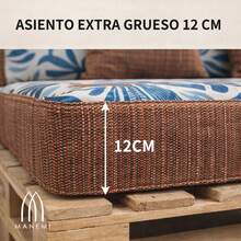 Patio Cushions - Vải bố mộc mạc MO-3 - Xem 4