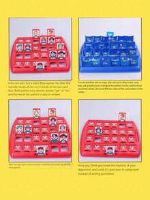 全新神秘博士桌游，多人互动推理猜谜游戏，包含惩罚转盘和96张随机角色及物品卡牌 - 彩色 - 查看 5