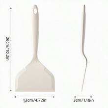 1 pieza Espátula de silicona, cabeza de espátula resistente al calor y antiadherente, adecuada para panqueques y tamagoyaki en la cocina del hogar - Multicolor - Ver 5
