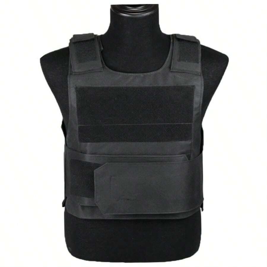 Anti Stab Vest Body Armour Anti-Knifed Security Stab Proof Vest Bulletproof - 黑色 - 查看 1