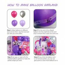 101pcs Music Disco Theme Birthday Balloon Column Set, Includes Musical Notes, Disco 4D Balloons, Exploding Star Balloons And Latex Balloons, Suitable For K-Pop Music Theme Birthday Party Decoration, Karaoke Theme Decoration, 80s Party, Starry Sky Theme Dance Party - Multicolor - View 6