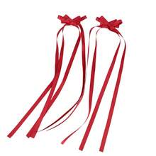 2 chiếc kẹp tóc nơ ruy băng, phụ kiện tóc nơ ruy băng dễ thương kiểu cổ tích, dây buộc tóc nơ, trang trí tóc cho bé gái, mùa hè, kỳ nghỉ, du lịch. - Nhiều màu - Xem 5