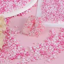 10g Pink Epoxy Resin Filler, Jewelry & Jewelry DIY, Handmade, Epoxy Resin Letter Silicone Mold Filler, Keychain Pendant Holiday Decoration Making And Various Handicrafts - Pink Mary - View 3