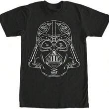 High-Quality 100% Pure Cotton Summer Men's T-Shirt Men's Headstrong T-Shirt Men's Kylo Ren Reinforcements T-Shirt.JMen's Mandalorian Warrior T-Shirt. Men's Master Of Dagobah T-Shirt.Men's Ornament Stuff T-Shirt Black, Medium.Men's Periodically T-Shirt Black, Large. Men's  Jedi T-Shirt Men's Strom Trooper T-Shirt,Men's Vader Sugar Skull T-Shirt.JMen's Green Dad Father's Day T-Shirt.Jpg Retro And Luxurious Sports And Leisure Style, Suitable For Daily Sports Wear - Black - View 8