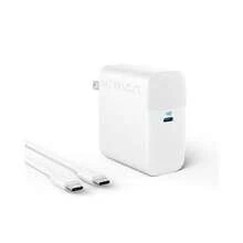 MacBook Pro Charger Compact and Foldable 100W USB C Charger for MacBook Air  Galaxy iPad Pro and More 5FT USB C Cable Included - Blanco ártico - Ver 1