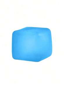 Schylling Nice Cube -Sensory Squeeze Toy With Super Solid Squish - Halloween Gift Preferences - 2.17" Cube - Dusty Blue - View 3