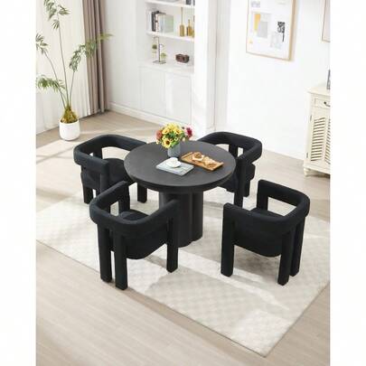 Modern Dining Chairs Set Of 2 Mid-Century Upholstered Kitchen Chairs Comfortable Padded Seat And Back Set For Small Space Dining Table Kitchen Island Living Room