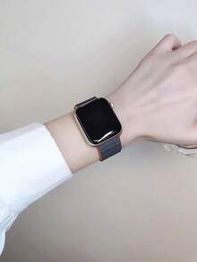 1条男女通用硅胶磁吸表带，兼容 42mm、38mm、40mm、41mm、44mm、45mm、46mm、49mm，时尚智能手表替换表带，适用于Ultra2、Ultra SE2、SE 11、10、9、8、7、6、5、4、3、2、1系列，可作为学生返校礼物 - 彩色 - 查看 3