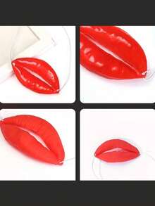 1 Set - Oversized Funny Mask - Durable PVC Extra Large Lip Decor, Suitable For Weddings, Parties, Themed Events And Photo Props - Fun Birthday Holiday Gift - Mouth Model - View 6