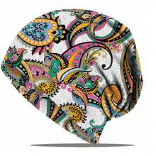 Mũ len dệt kim họa tiết Paisley (1/4 chiếc), mũ trùm đầu co giãn thời trang, mũ len mềm mại, mũ dành cho người bị ung thư, mũ len polyester mềm mại co giãn, có thể giặt máy, thích hợp làm quà tặng Ngày Nhà giáo, quà tốt nghiệp, quà Ngày của Cha, mũ đội đầu thường ngày, mũ không vành. - A - Xem 12