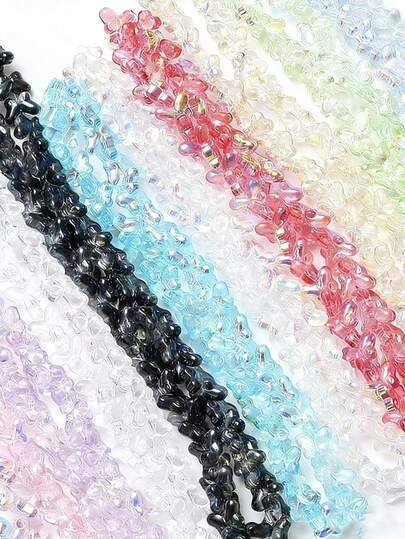 14mm 10 Pieces/Package Crystal AB Color. Crystal Beads. Natural Element Butterfly Shape Czech Crystal Glass Beads. Suitable For Making Jewelry, Hair Clips, Handmade Accessories, DIY Bracelet Components, Valentine's Day Gifts, Etc.