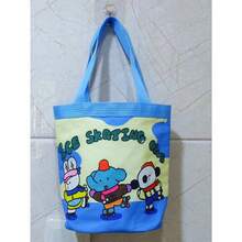 1pc Cute Cartoon Color-Blocking Handbag, Adorable Large Capacity Commuter Tote Bag, Soft And Healing Style! Foldable Portable Shopping Bag, Versatile Cute And Durable Tote Bag - Multiple Styles - View 4
