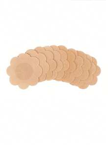 1/2/10pcs Invisible Strapless Bra, Front Closure | Reusable Silicone Nipple Covers, Suitable For Backless Dresses | Adhesive Nipple Pasties, Suitable For Party And Evening Gowns - Multicolor - View 18