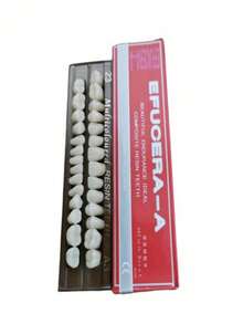 1 Piece Full Denture Acrylic Resin Denture Prop, Full Tooth Synthetic Polymer Denture, 23 Shades A2 Upper + Lower Dental Material For Replacement, DIY Or Cosplay Halloween Prop - Multicolor - View 7