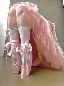 Women's Flat Ballet Shoes Suqare Toe Lace Up Shoes Ballet Flats With Bow Comfortable Lightweight Cross Straps Tabi Shoes Cute Satin Ballet Flats For Wedding Work Party Dressy Elegant Soft Shoes - 粉色 - 查看 10