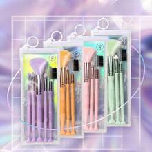 6pcs Makeup Brush Set With Heart-Shaped Handle, Eyeshadow Brush, Loose Powder Brush, Eyeshadow Stick, Eyebrow Comb, Lip Brush, Mother's Day Gift, Gift For Girlfriend - Heart-shaped Handle Brush - View 10